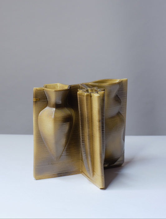 The Unvase in Golden Espresso